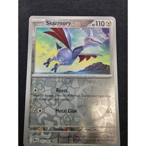 Pokemon Skarmory 141 182 Basic Set TCG Card Near Mint